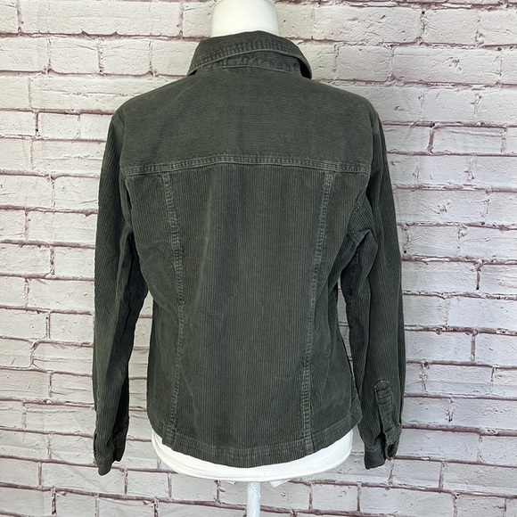 Vintage Dressbarn Button Down Corduroy Shacket Medium - Picture 4 of 7